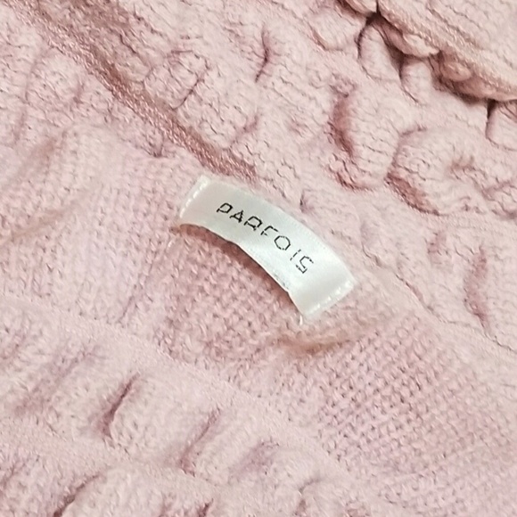 Parfois Dusty Pink Ruffle Fringe Oblong Scarf - Picture 4 of 4